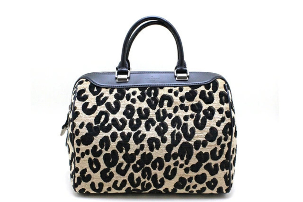 LOUIS VUITTON Speedy Stephen Sprouse Leopard Jacquard Canvas